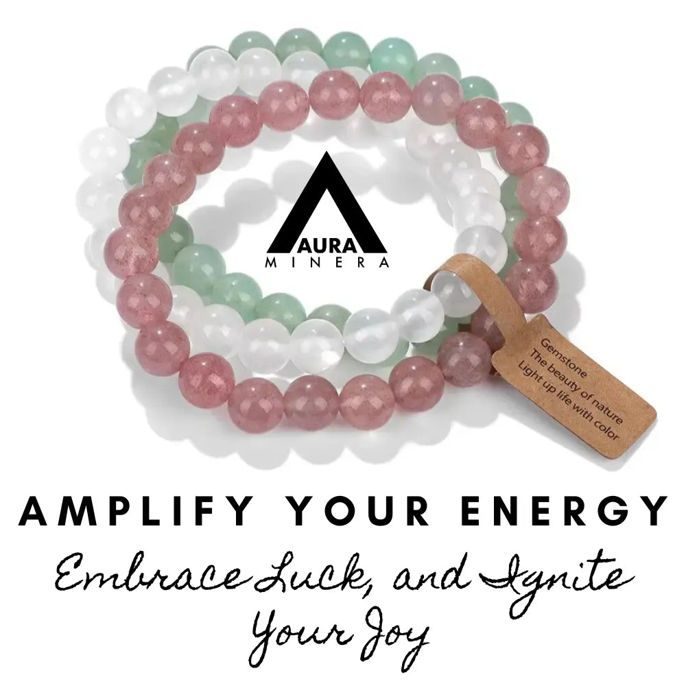 Strawberry Quartz, Aventurine & Clear Quartz Jewelry – Amplify Love & Harmony