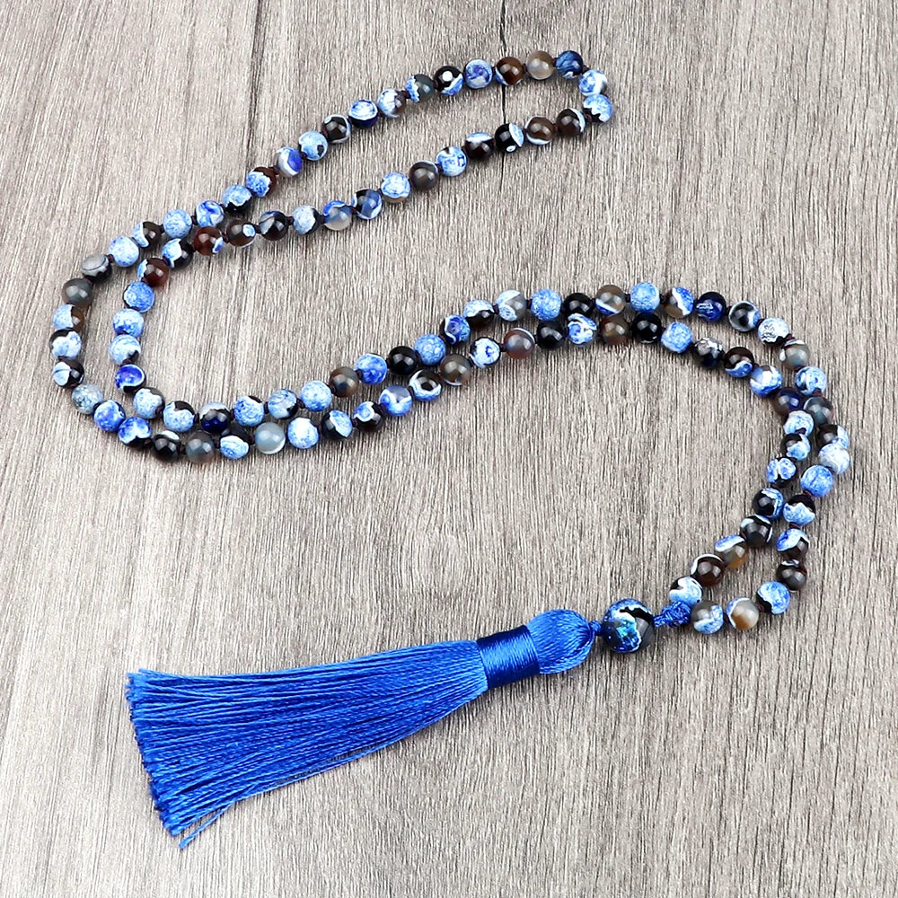 Blue Fire Agate Necklace
