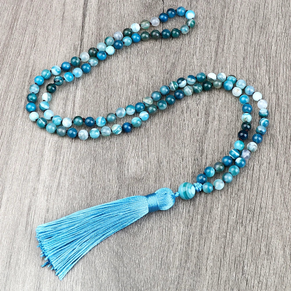 Blue Lace Agate Necklace