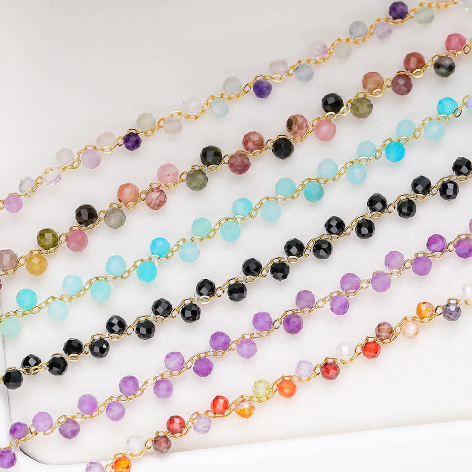 collection bracelets zircon spinel amethyst apatite fluorite tourmaline