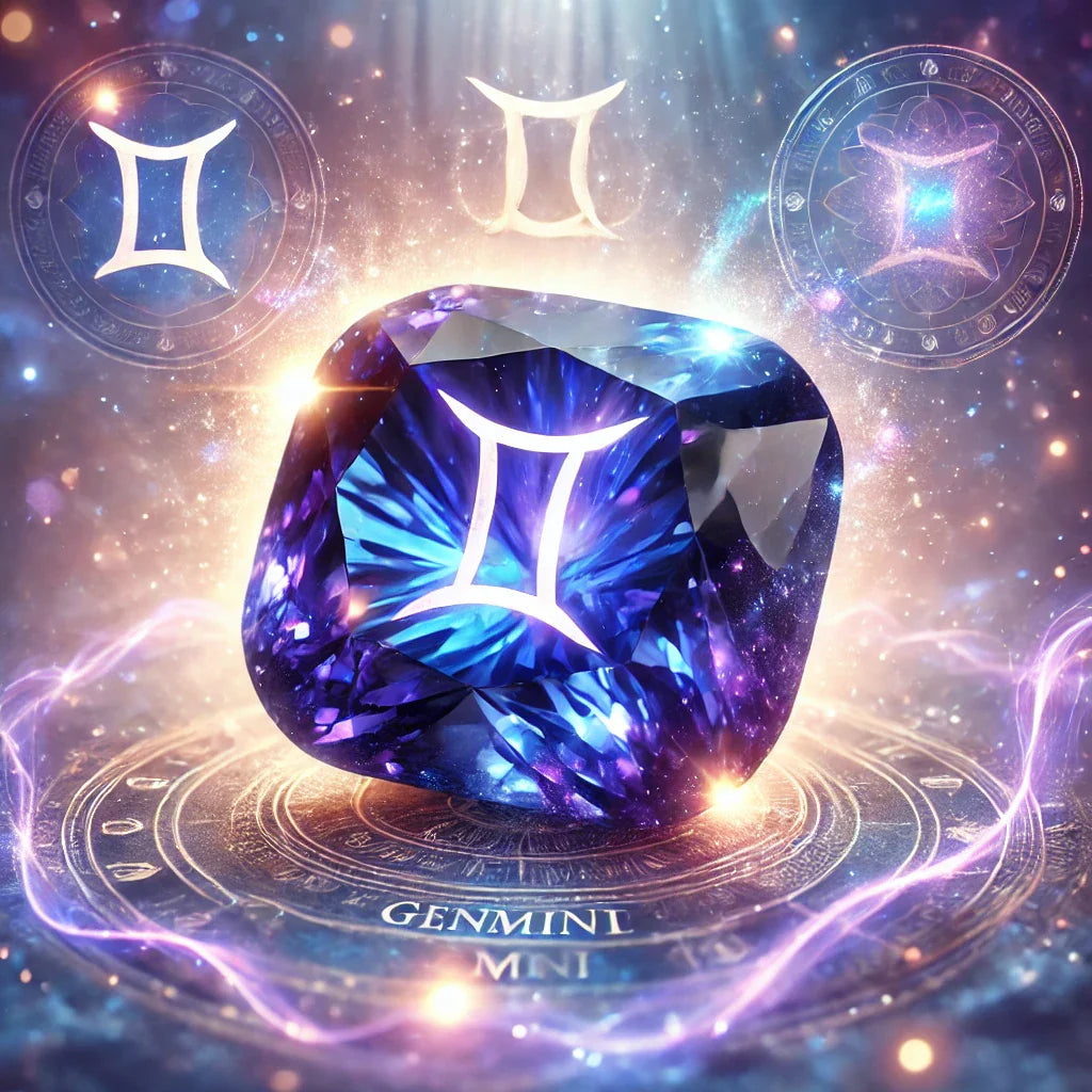 Tanzanite gemini stone