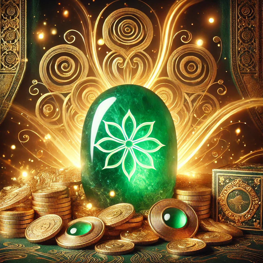 jade prosperity stone