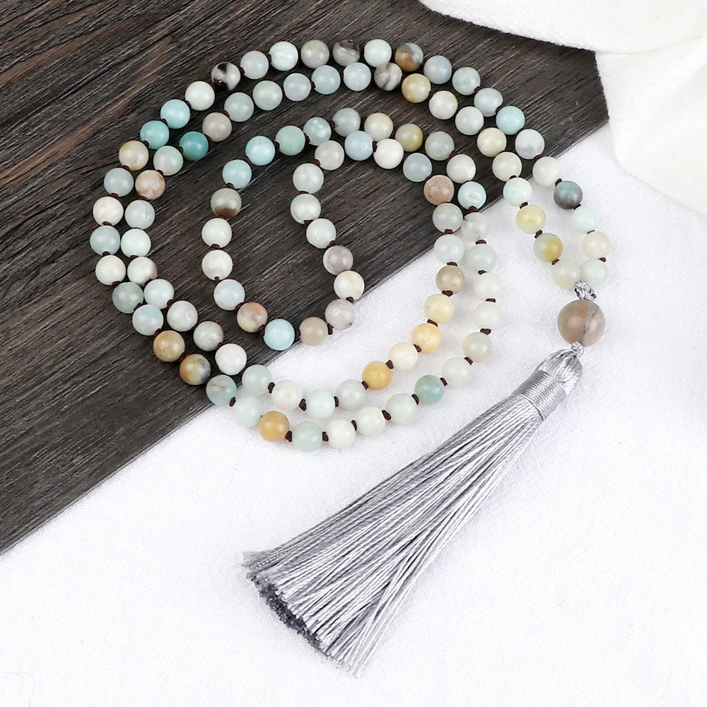 Amazonite Bead Necklace