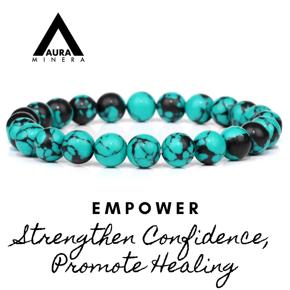 Black and Turquoise Bracelet