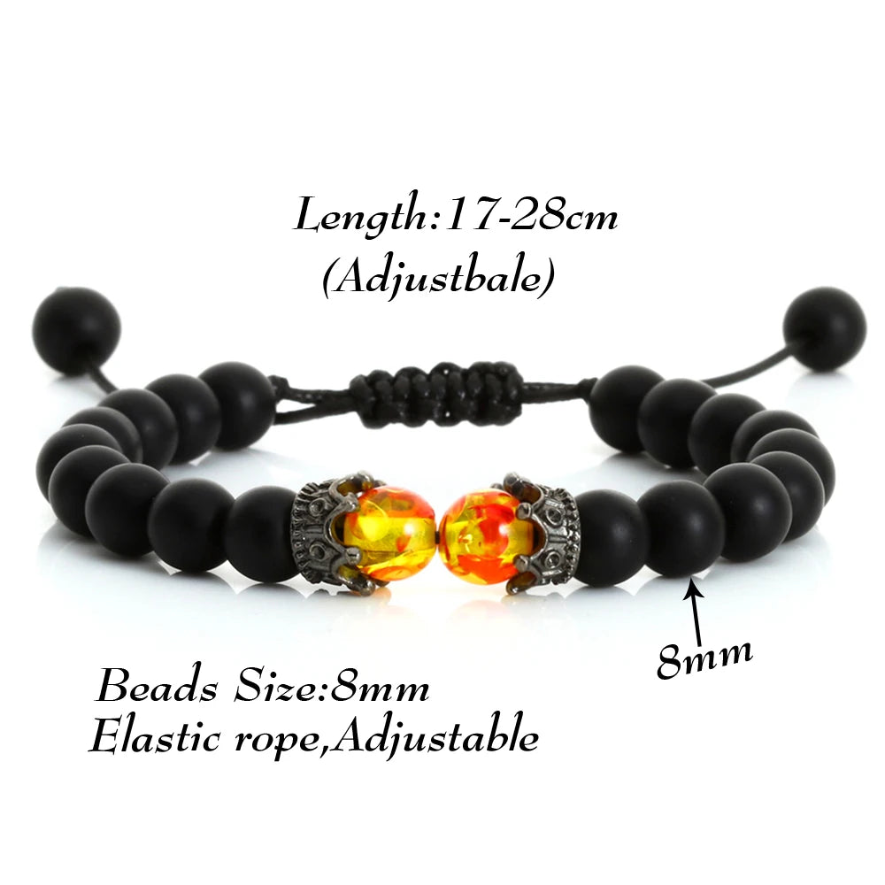 Onyx bead bracelet