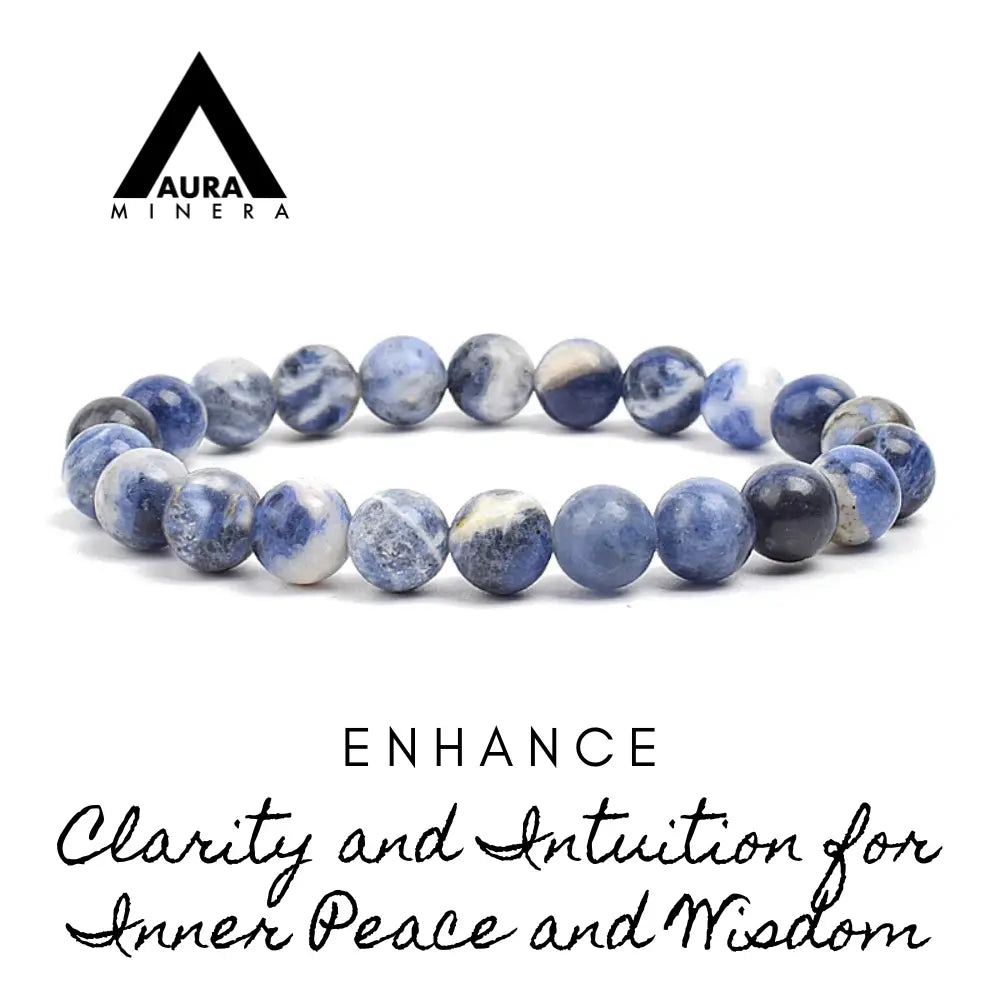 Sodalite crystal bracelet