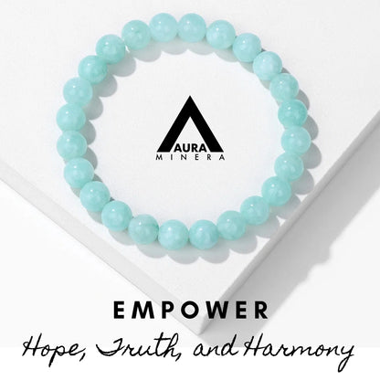 amazonite beaded bracelet