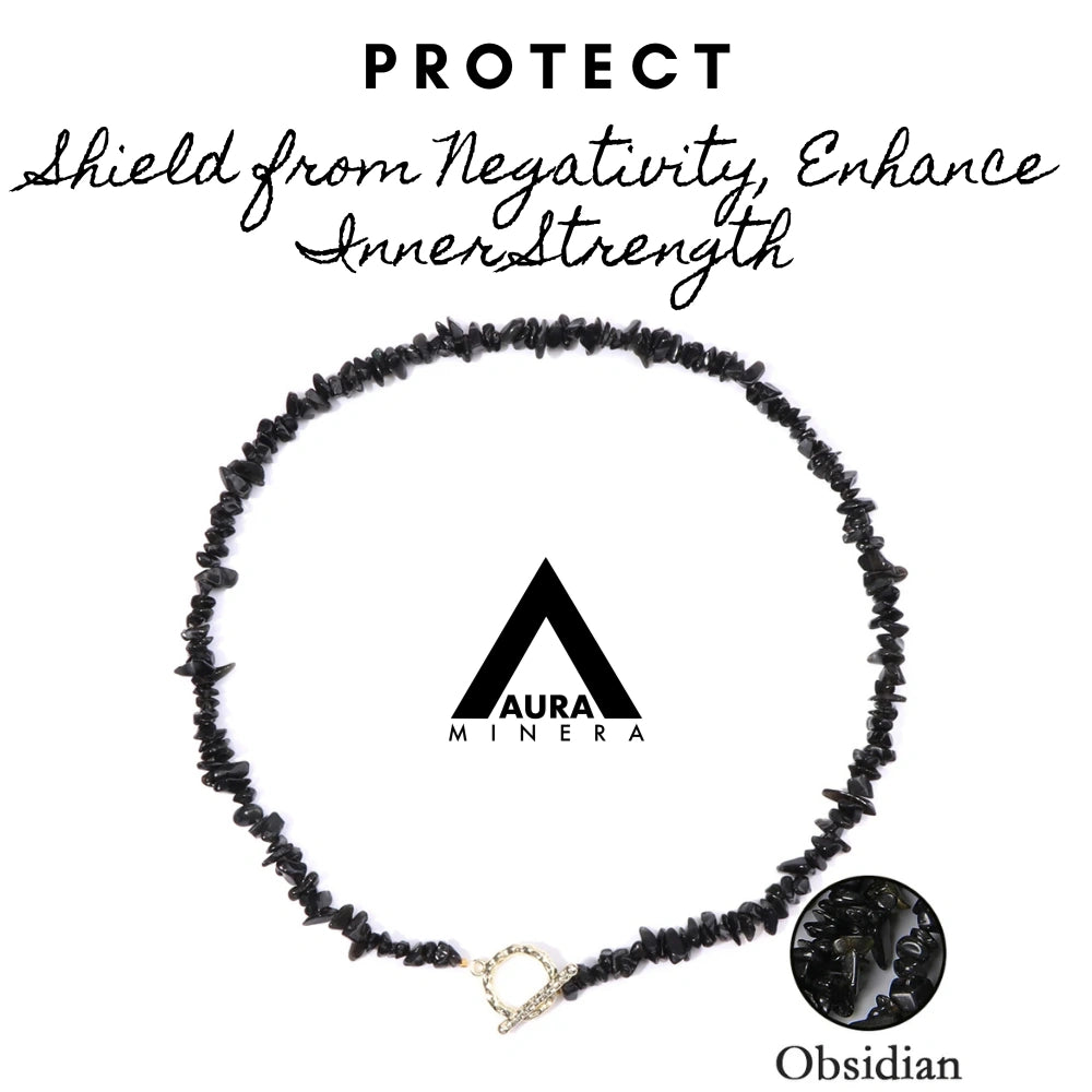 necklace obsidian