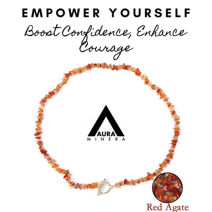 Red Agate Necklace – Boost Strength, Stability & Confidence