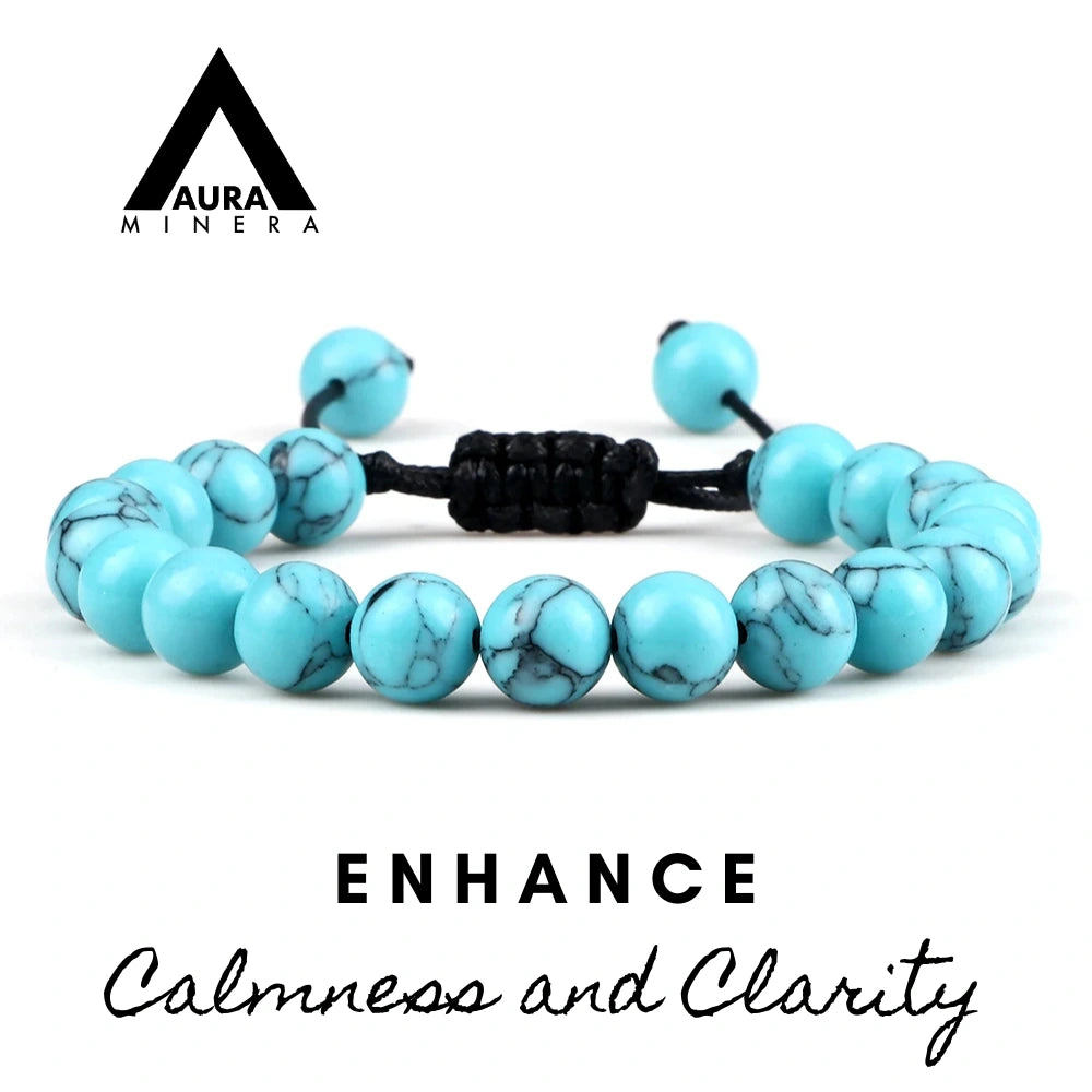 turquoise howlite bracelet